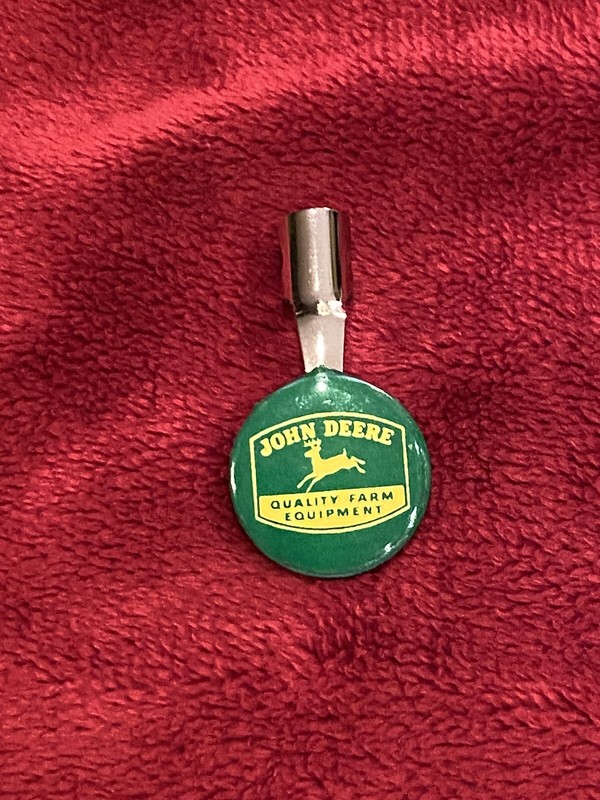 John Deere Pencil Clip, Four Legged 1950-1956 Logo Design, Reproduction.