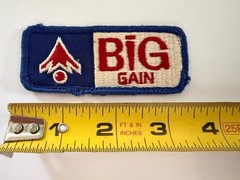 Vintage Patch BIG GAIN Seeds 3.5×1.75