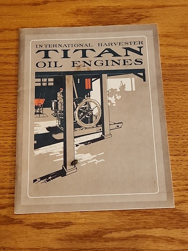 International Harvester Titan Oil Engines Catalog 50 Reprint