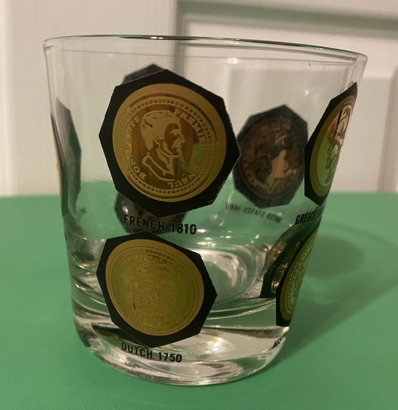 Vintage International Harvester Farmall Credit Union FECU Low Ball Whiskey Glass gallery