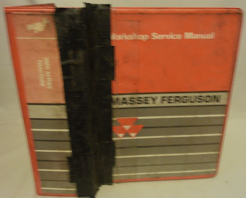1992 -Massey Ferguson- MF3600 1449230M3 Tractor Operators Service Manual Binder