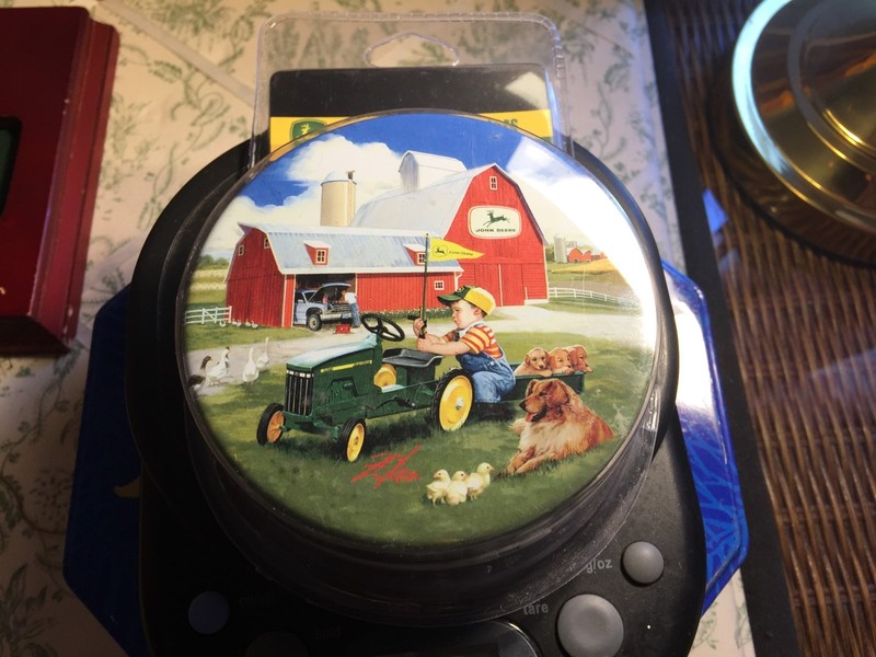 John Deere Beverage Coasters New in package Zolan fine Arts JD Licensed Lot#0350