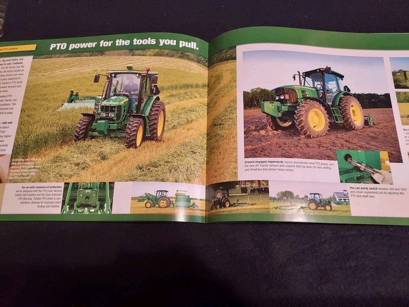 John Deere 6D Series Tractor Advertising Brochure 6100D 6115D 6130D 6140D gallery