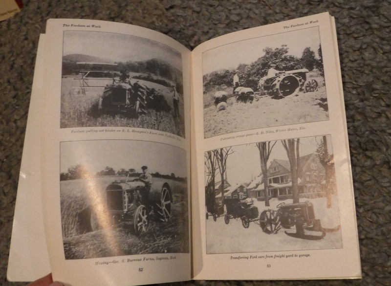 FORDSON AT WORK VINTAGE 1974 REPRINT OF 1921 - TRACTOR BOOK BY FORD MOTOR CO gallery