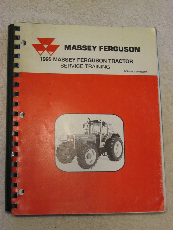 1995 MF MASSEY FERGUSON TRACTOR SERVICE TRAINING MANUAL