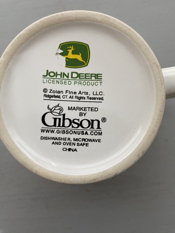 Gibson Designs John Deere Tractor Coffee Mug Nothing Runs Like a Deere!