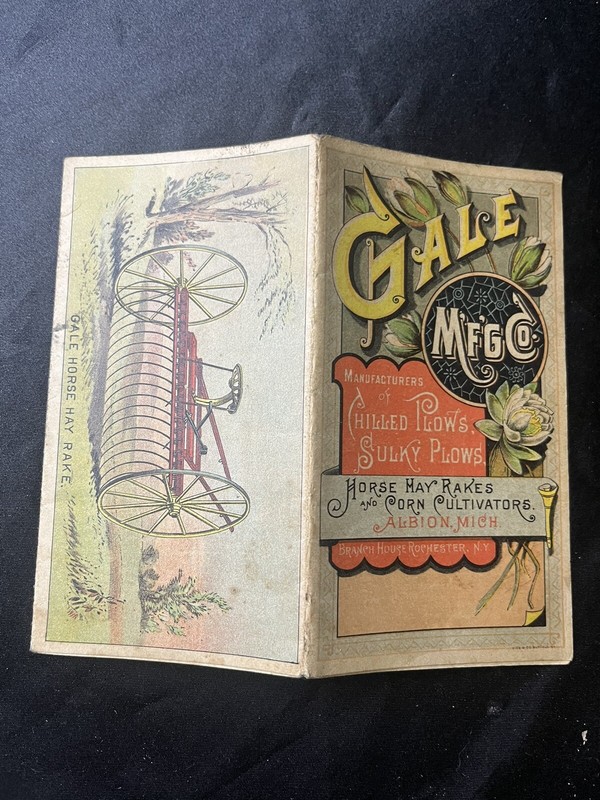 GALE MFG CO PLOWS RAKES & CULTIVATOR ADVERTISING BOOKLET gallery