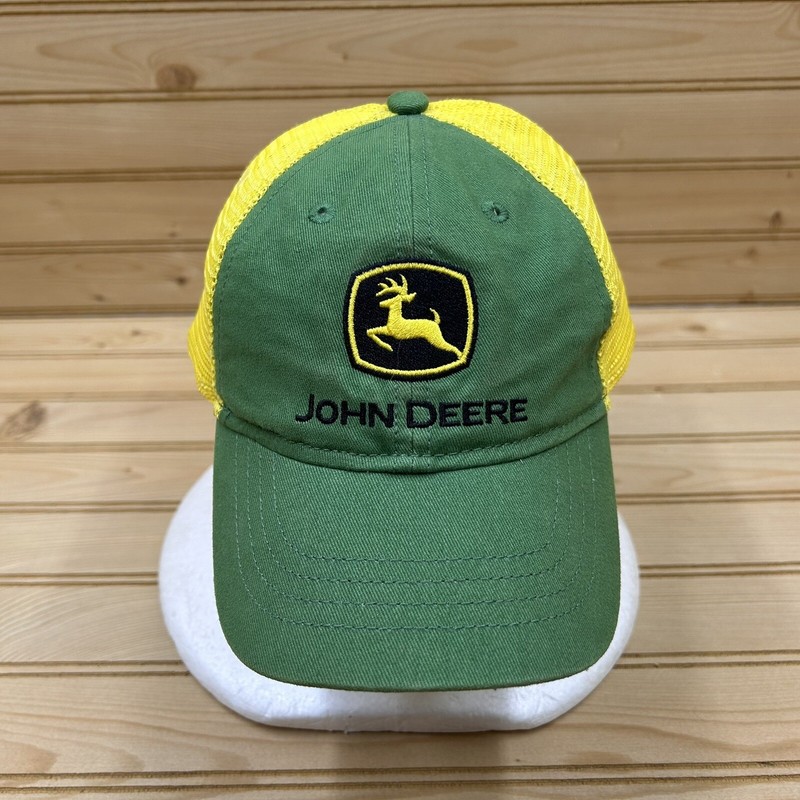 JOHN DEERE Toddler Hat Baseball Ball Cap Adjustable SNAPBACK Mesh Back