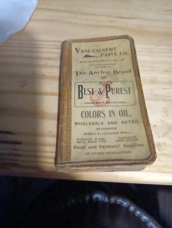 Vintage Note Book Pocket Notebook 1903 Vane Calvert Paints