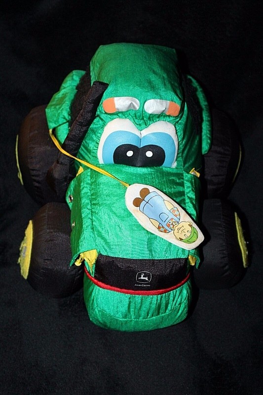 2003 RC ERTL, Inc. John Deere Green Truck Plush Stuffed Toy