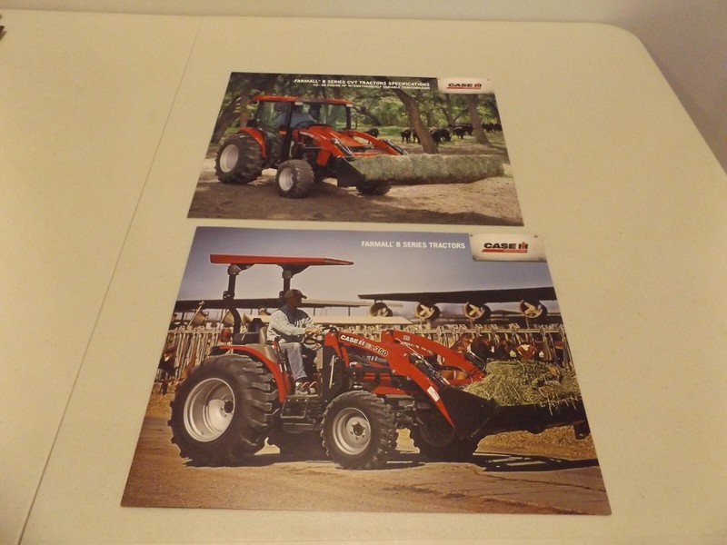 2-pc. CASE-IH FARMALL B SERIES TRACTORS, # CIH08201201 2012, CIH10041201 2012