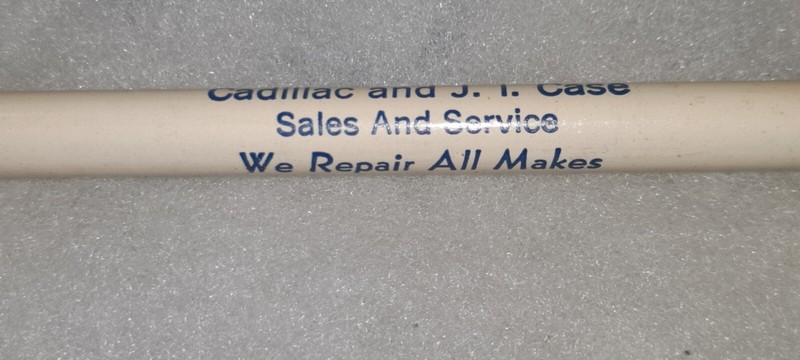 "Wardell CHEVROLET Co.*CADILLAC & J. I. CASE*Ph. 262 Oelwein, Ia." Unused Pencil gallery
