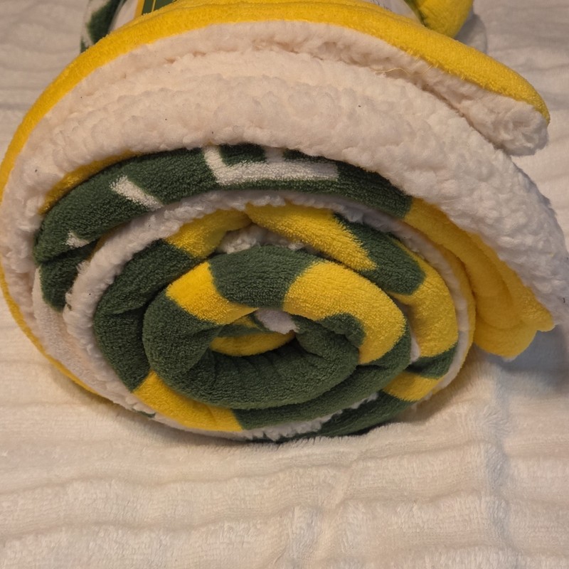 John Deere Sherpa Fleece Blanket 48x60in Polyester Green Yellow Agriculture gallery