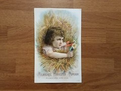 Vintage 1900s Milwaukee Harvester Binder Mower Advertising Victorian Trade Card