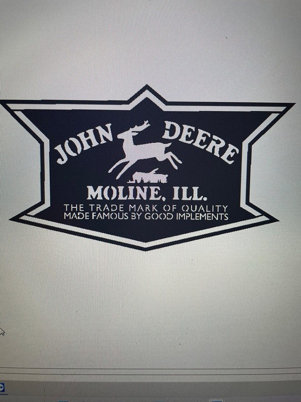 John Deere Farm Equipment 1930 Metal Sign Vintage Style Tractor Wall Decor Gift gallery
