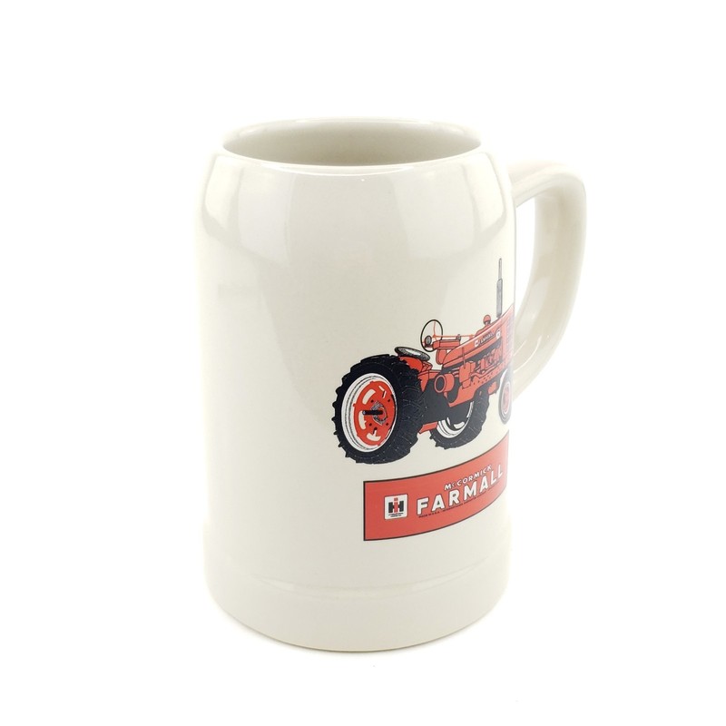 McCormick Farmall Tractor Stoneware Beer Stein Mug 24 oz Coffee Tea Farmhouse gallery