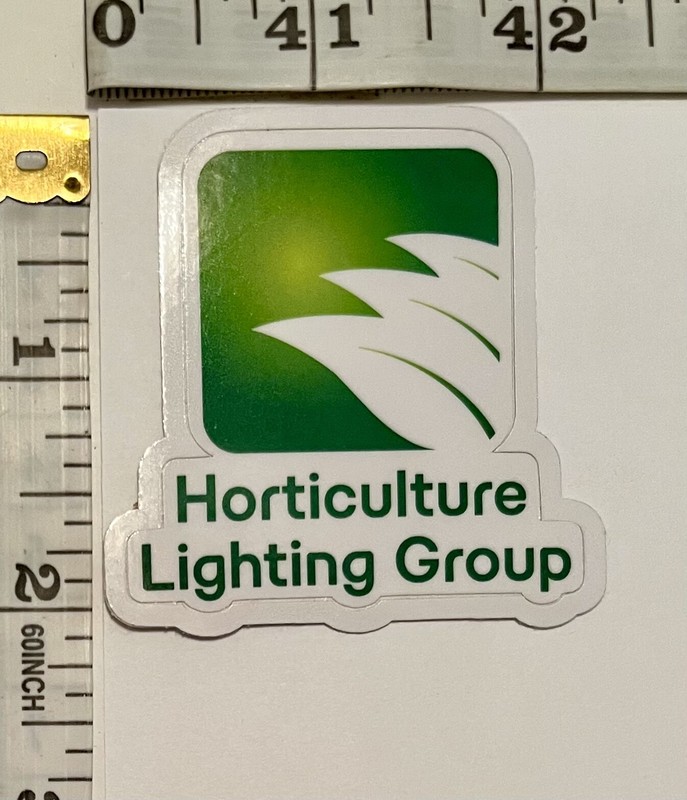 Horticulture Lighting Group Vinyl Sticker – Oregon, USA Cannabis Industry Advert