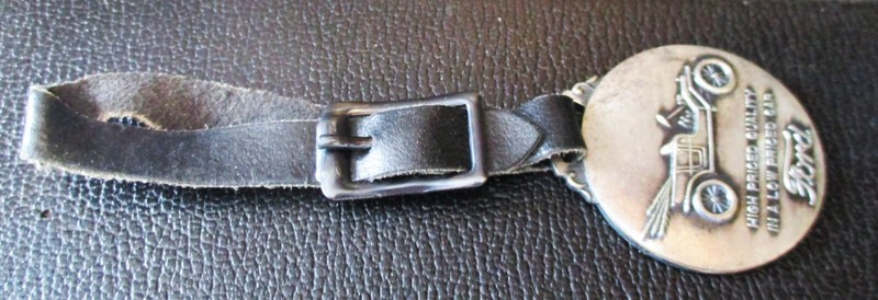 FORD Model A or T Antique Car Pocket Watch Fob Advertising Promo Bob Blingler OH gallery
