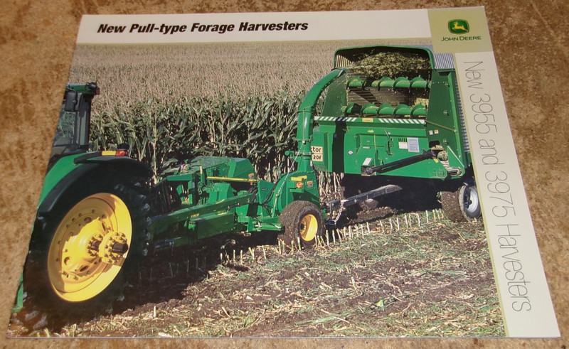 2002 john deere pull-type forage harvesters brochure nice used