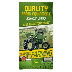 JOHN DEERE TRACTOR SINCE 1837 SPECTRA BEACH TOWEL 30″ X 60″ NEW WINCRAFT 🚜