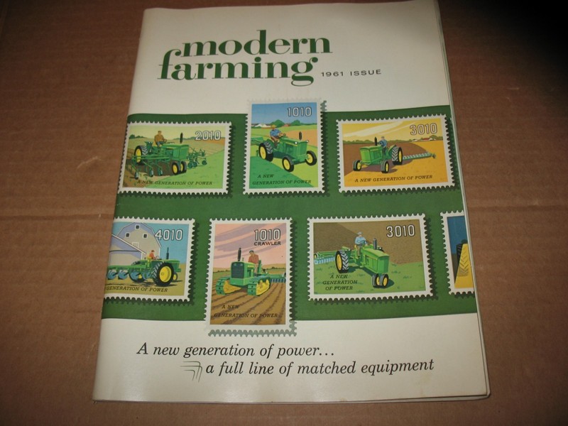 Vintage John Deere Modern Farming 1961 Issue Magazine