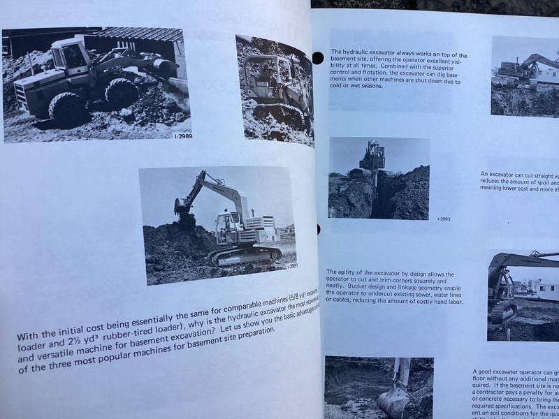 International Harvester 1979 Pay Line Basement Excavation Product Bulletin gallery