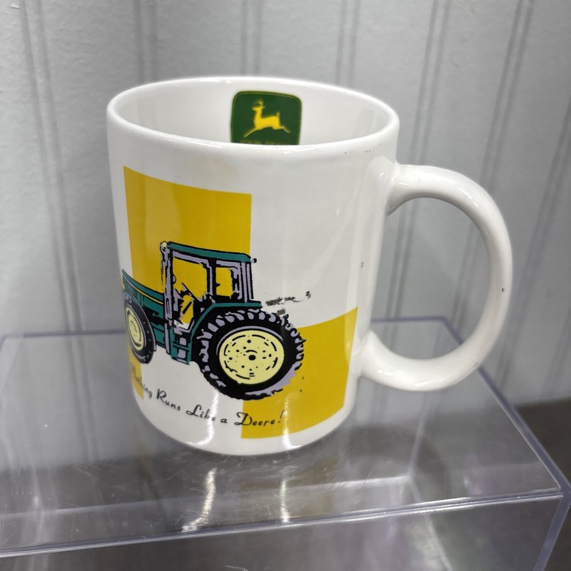 John Deere Coffee Cup/Mug “Nothing Runs Like A Deere” Licensed Product Gibson