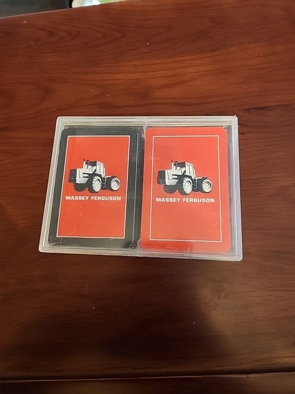 Rare Vintage Massey Ferguson Playing Cards Double Deck 4wd Tractor