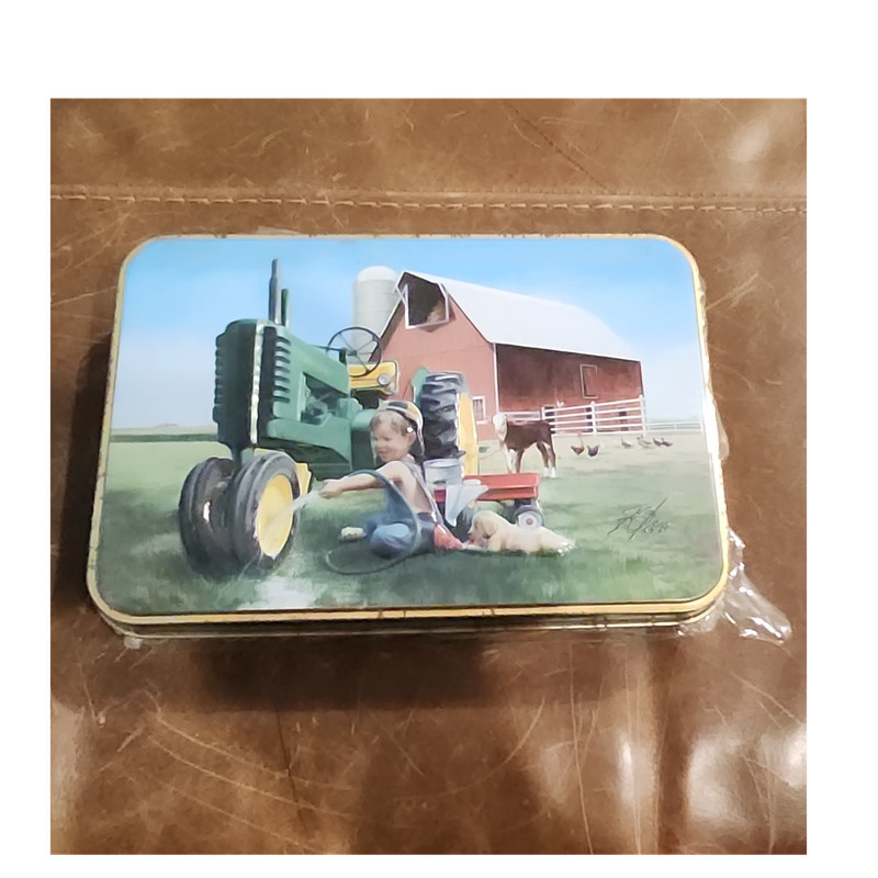 John Deere Smith & Wesson 150th Anniversary 2002 Pocket Knife with Art Tin
