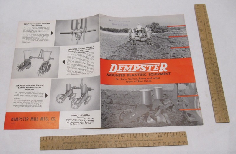 DEMPSTER Mounted Planting Equipment - PLANT-ALL - Brochure - #1908 gallery