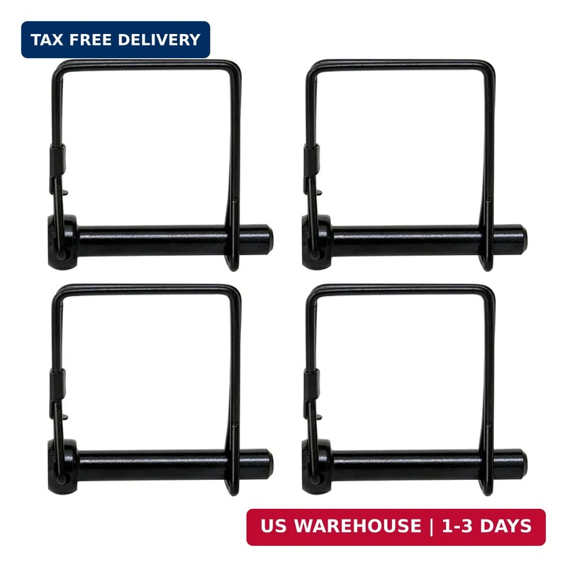 4 Pack 5/16x1-3/4Trailer Hitch Pin Black Heavy Duty Towing Coupler Pin Quick Rel
