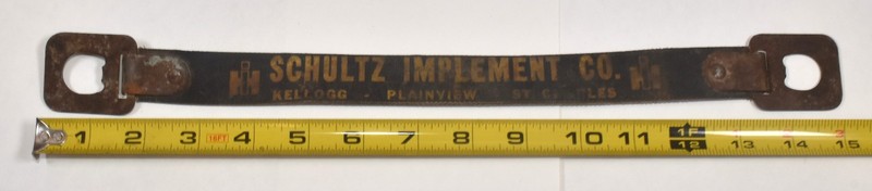 Vintage International Harvester Implement Plainview St Charles MN Battery Strap gallery
