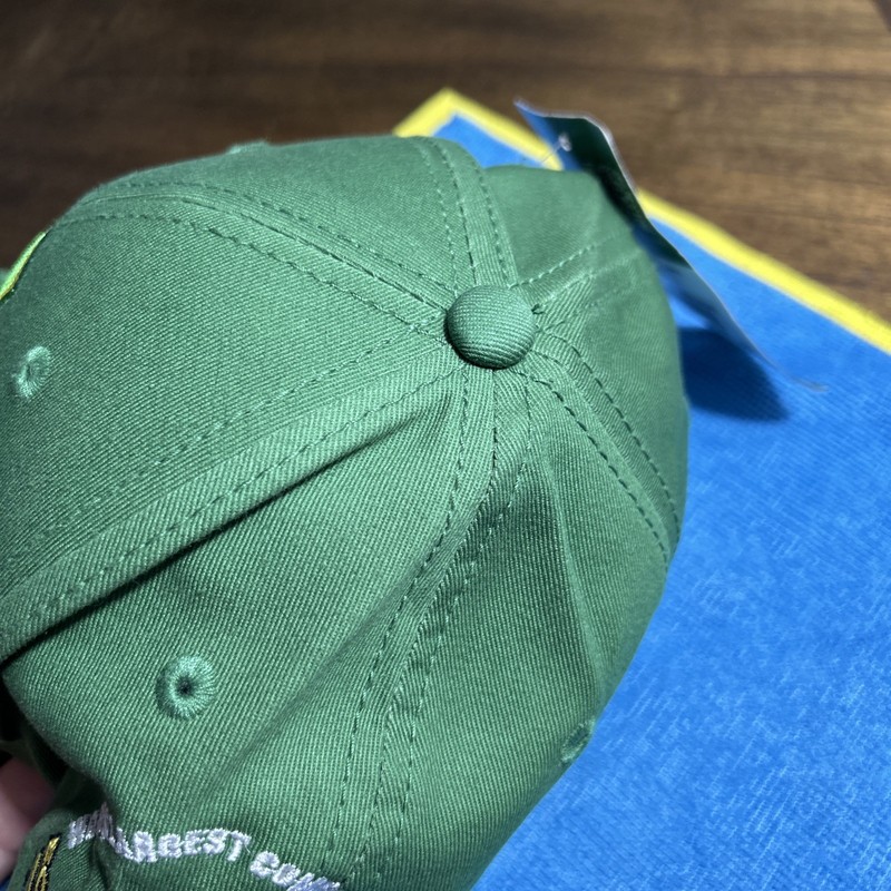 VINTAGE JOHN DEERE LP17596 GREEN AND YELLOW BASEBALL CAP JD LOGO NEW W TAGS 🔥🔥 gallery