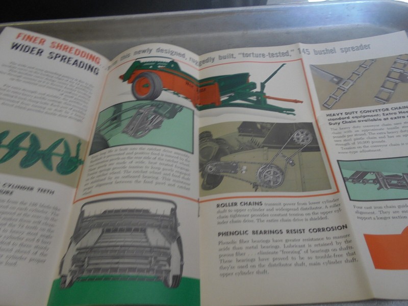 Vintage 1961 New Idea No. 201 PTO Manure Spreader Brochure gallery