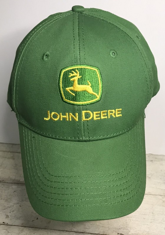  John Deere Green Baseball Hat/Cap Snap Back Adjustable Farm New Without Tags