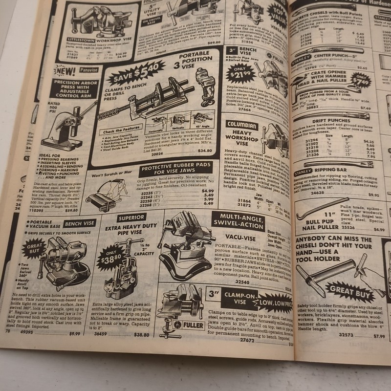 Vintage 1980s U.S. General Hardware Tools Catalog Plumb SK Proto Estwing Stanley gallery