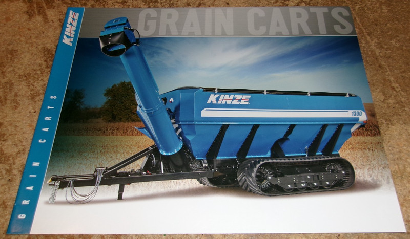2012 kinze grain carts brochure in nice shape used