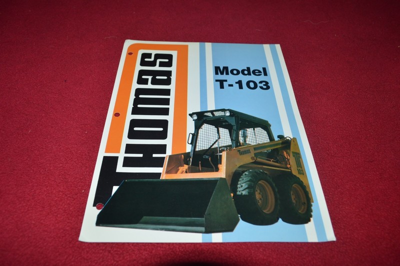 Thomas T-103 Skid Steer Loader Dealer’s Brochure GDSD7