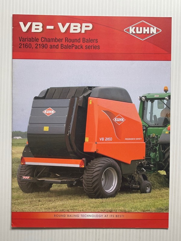 KUHN VB-VBP Round Balers (BalePack Series) - Sales Brochure *Original 2009*