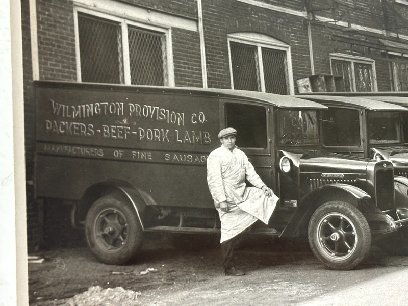 Wilmington Provision Co Meat Packers 1930s Photo International Truck Fleet DE gallery
