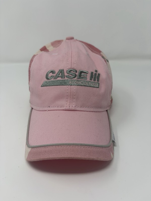 Case Agriculture Pink Camouflage Hat Baseball Cap Farm Theme Adjustable