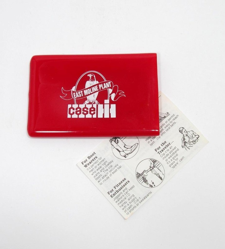 VTG Case IH East Moline Plant Eagle Cash ‘n Card Caddy Employee Reward Wallet
