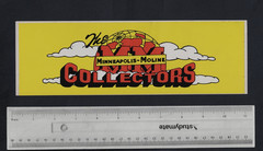 MINNEAPOLIS-MOLINE COLLECTORS STICKER [as new never used]