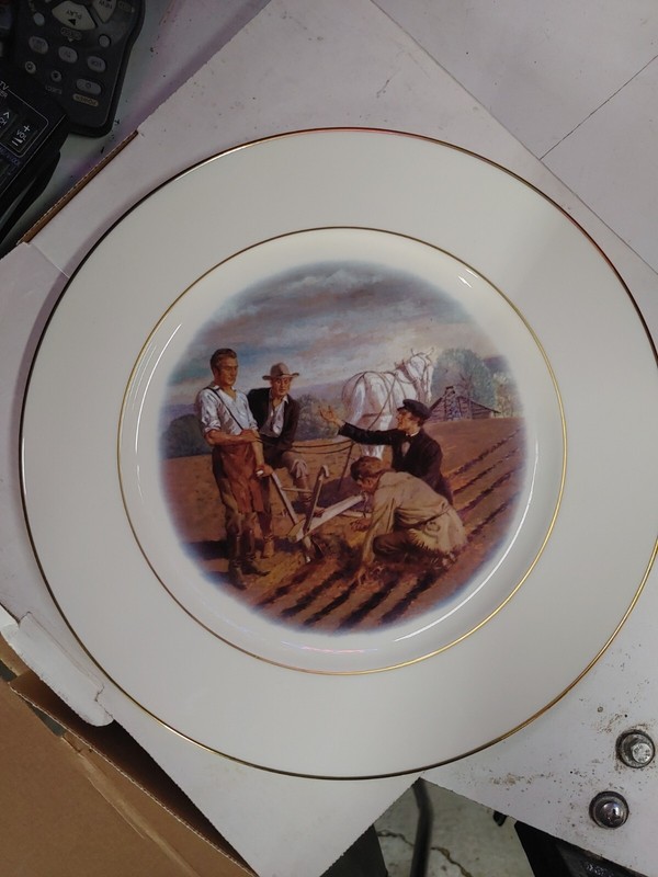 John Deere Collector’s Plate 1991 1st In Series 1 – 5000 1937 Hinton Painting