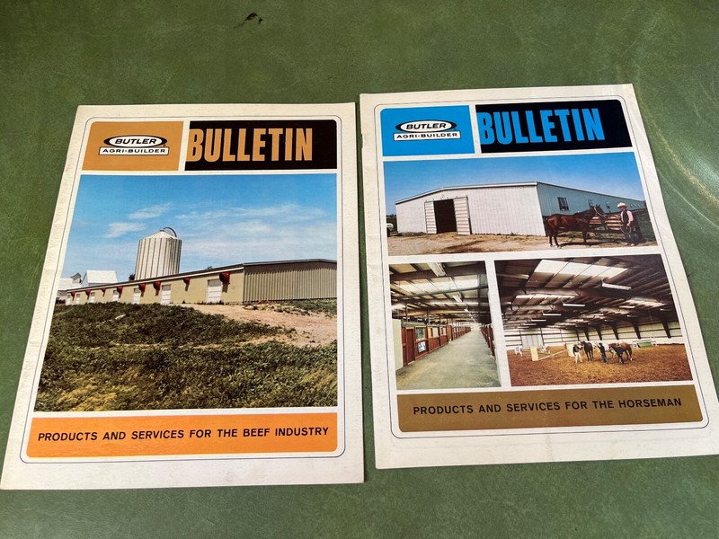 1980’s Butler Agri-Builder Buildings Brochures Beef/Horseman Buildings