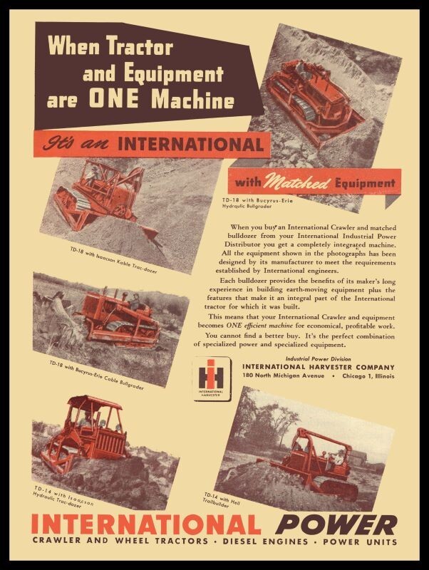 1947 International IH Tractors & Accessories NEW Sign: 24×30″ USA STEEL XL Size