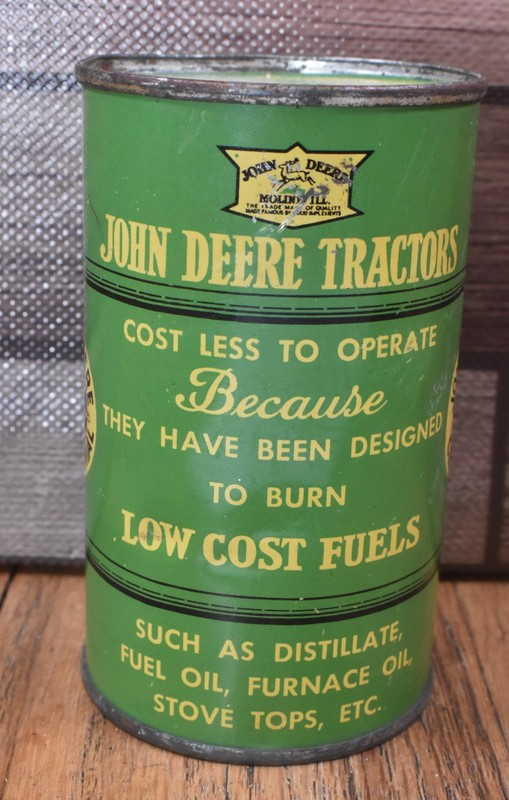 Vintage 1937 John Deere Tractors Cenntennial Barrel Shaped Advertising Coin Bank