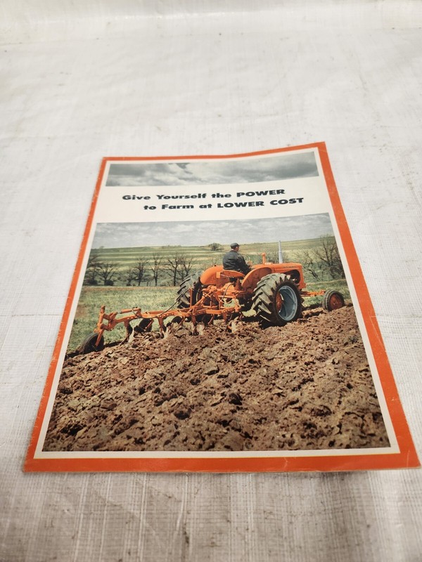 Original Allis Chalmers Give Yourself The Power To Farm At Lower Cost Brochure