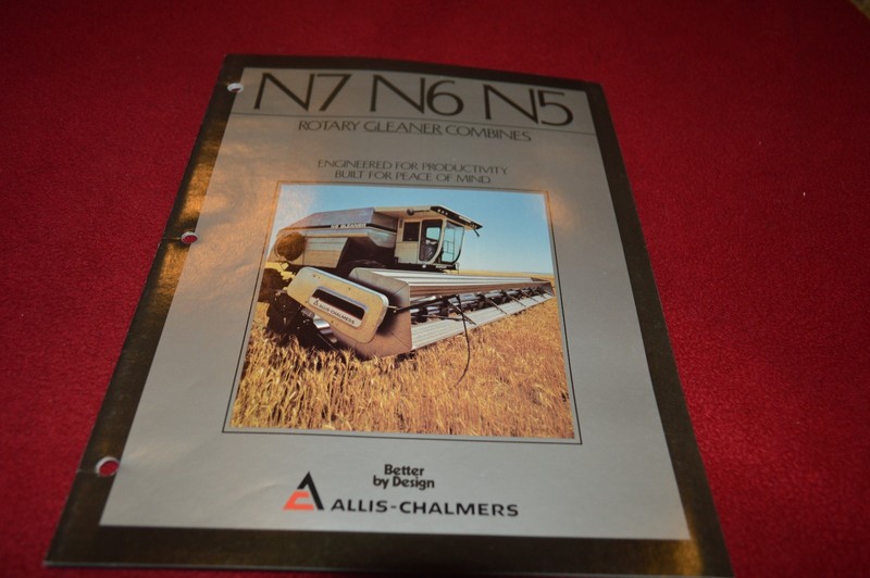 Allis Chalmers N7 N6 N5 Combine Dealer’s Brochure YABE11