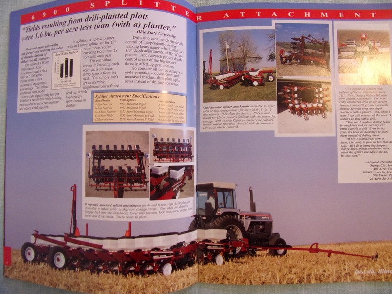 Vintage White 6000 Series Planters Managing For Profit Sales Brochure 1992 gallery